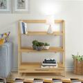 Daphnes Dinnette Mid Century Open Shelving Unit, Oak DA2826741